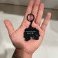 Cloudy 3D silicone keychain