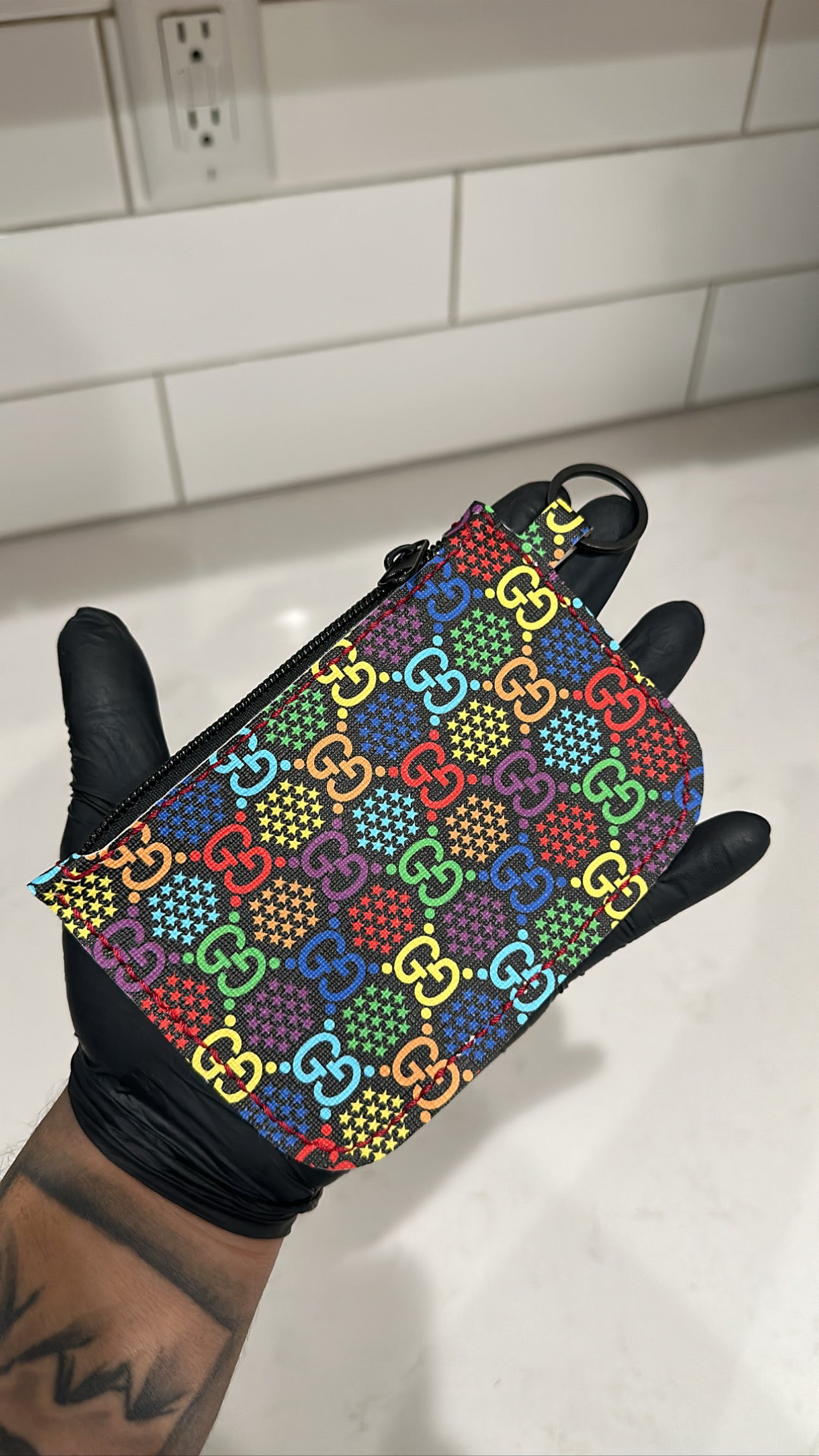 Rainbow Mono Coin Pouch